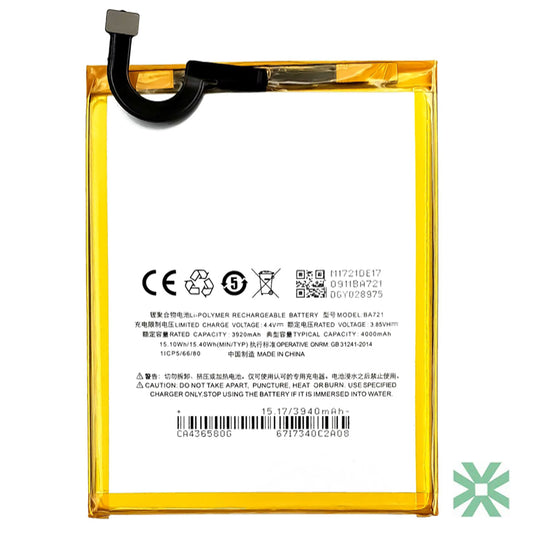 Meizu M6 Note ( M721H, M721) Uyumlu Batarya Pil 4000 mAh (BA721)
