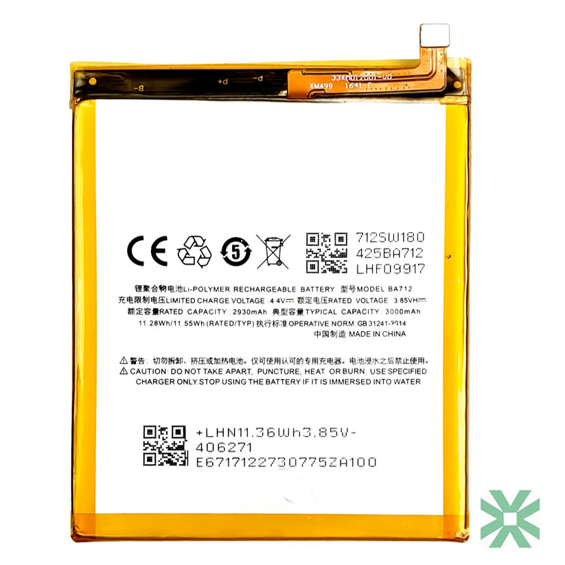 Meizu M6 (M711H) Uyumlu Batarya Pil 3070 mAh (BA611 )