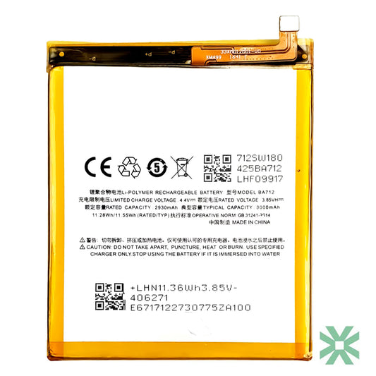 Meizu M6 (M711H) Uyumlu Batarya Pil 3070 mAh (BA611 )