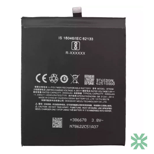 Meizu MX6 Uyumlu Batarya Pil 3060 mAh (BT65M)