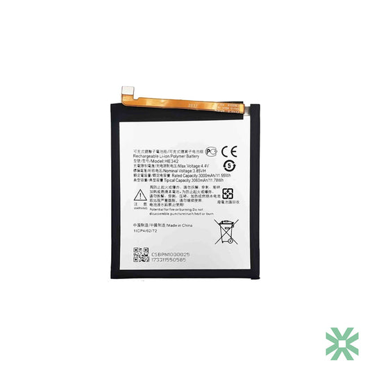 Nokia 5.1 Plus TA1120 1105 1108 Uyumlu Batarya Pil HE342 3060 mAh