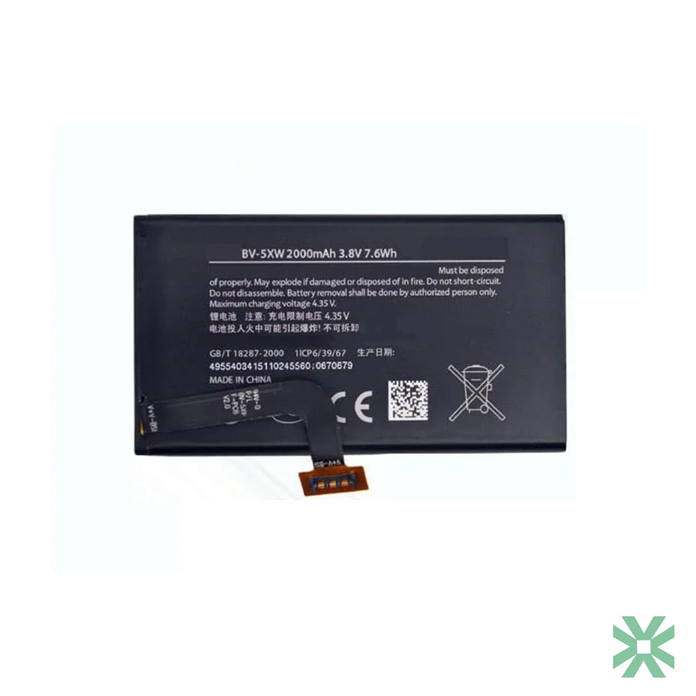 Nokia Lumia 1020 RM-875 Uyumlu Batarya Pil BW-5XW 2000 mAh