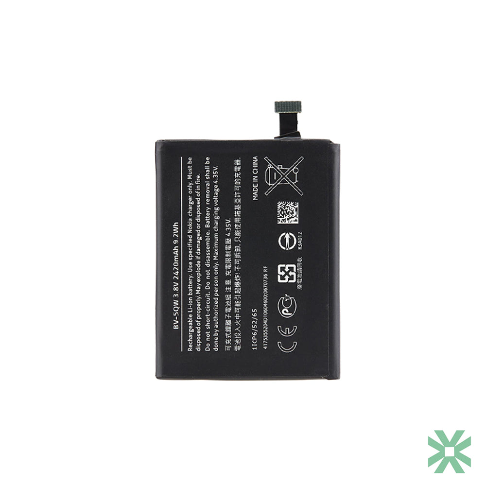 Nokia Lumia 930 Uyumlu Batarya Pil BV-5QW 2420 mAh