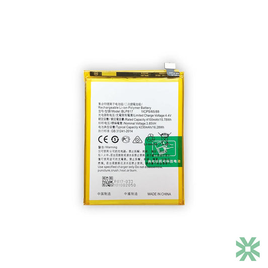 Oppo A15S (CPH2179) Uyumlu Batarya Pil BLP817 4230 mAh