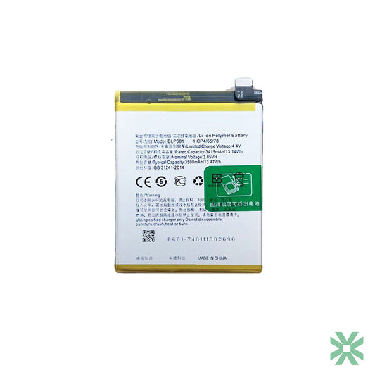 Oppo F9 (CPH1823) Uyumlu Batarya Pil BLP681 3500 mAh