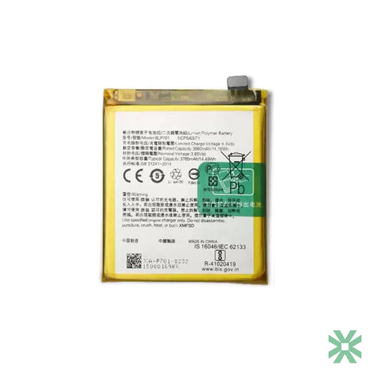 Oppo RENO 5 (CPH2159) Uyumlu Batarya Pil BLP 701 4300 mAh
