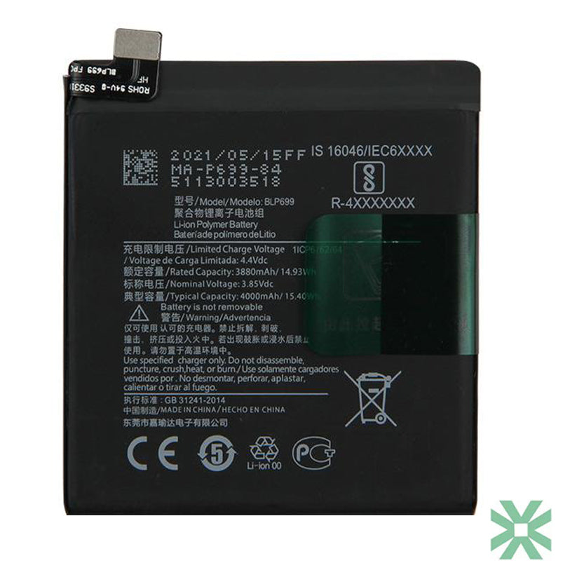 OnePlus 7 Pro 5G (GM1925) Uyumlu Batarya Pil  4000 mAh (BLP699)