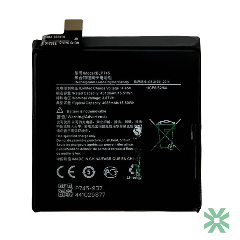 OnePlus 7T Pro McLaren Edition (HD1925) Uyumlu Batarya Pil  4085 mAh (BLP745)