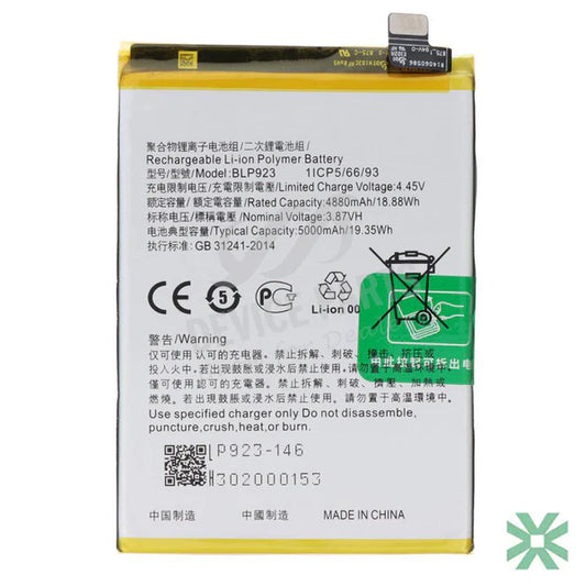 Oppo A57 (CPH2387) Uyumlu Batarya Pil  5000 mAh (BLP923)