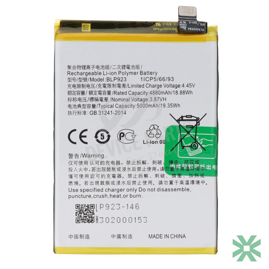 Oppo A77 (CPH2385) Uyumlu Batarya Pil  5000 mAh (BLP923)