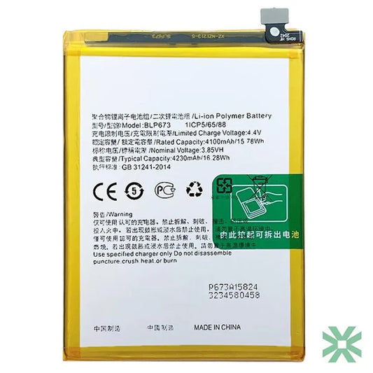 Oppo AX7 (CPH1903) Uyumlu Batarya Pil 4230 mAh (BLP673)