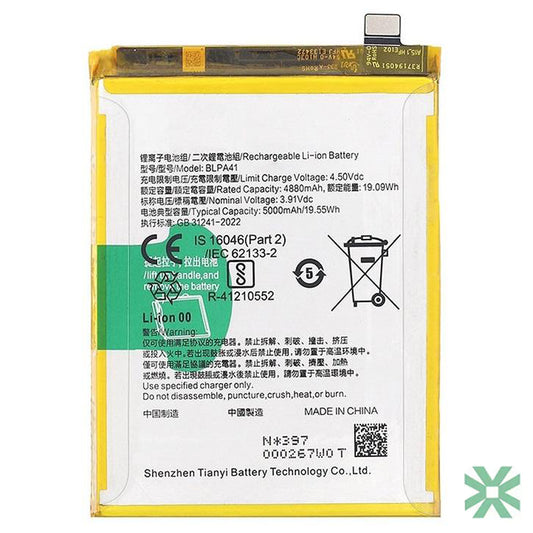 Oppo RENO 11 F 5G (CPH2603) Uyumlu Batarya Pil  5000 mAh (BLPA41)