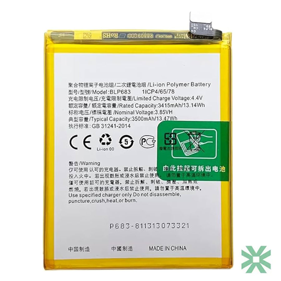 Realme 2 Pro (RMX1801) Uyumlu Batarya Pil  3500 mAh (BLP683)