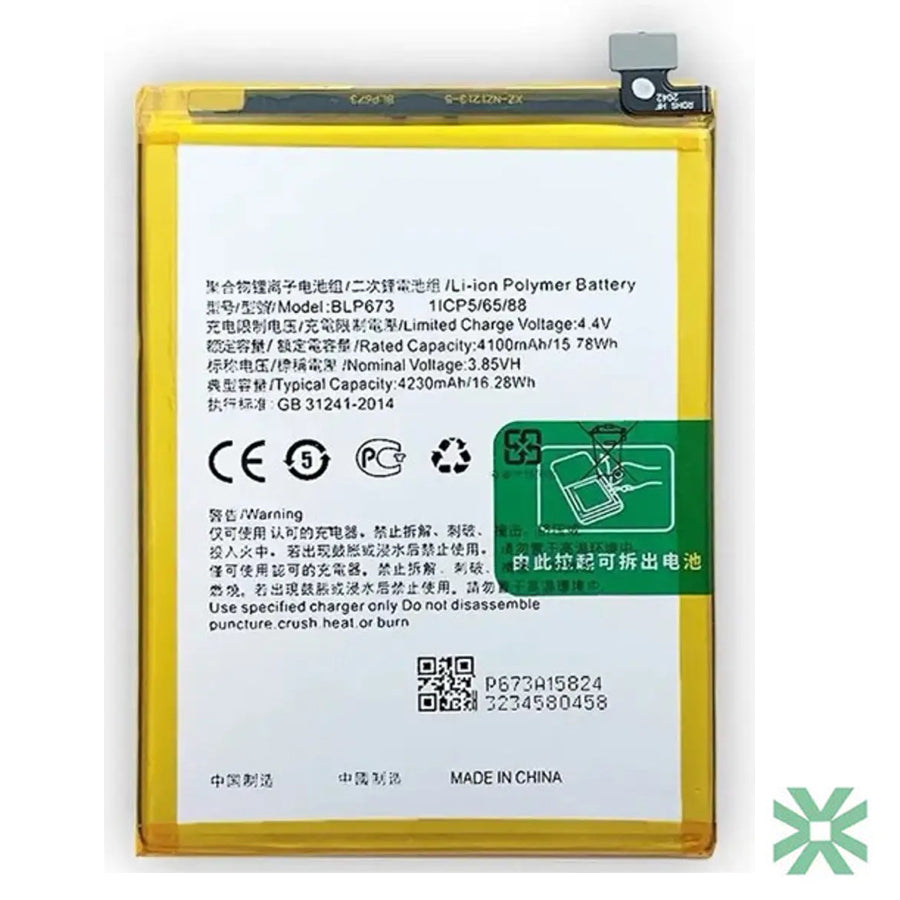Realme 3 (RMX1825) Uyumlu Batarya Pil 4230 mAh (BLP693)