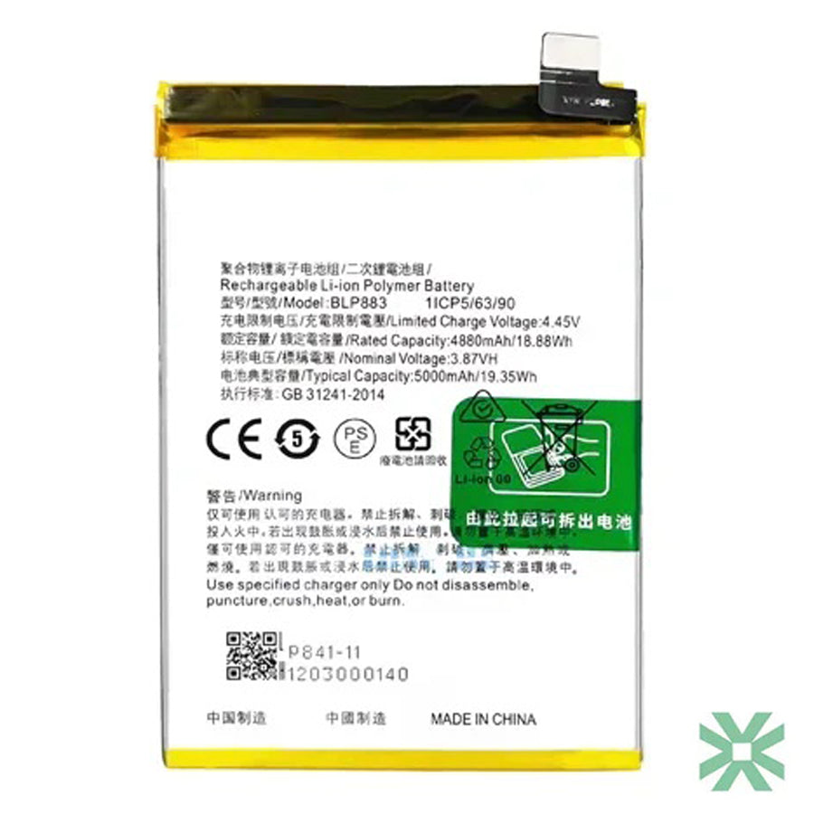 Realme 8 (RMX3085) Uyumlu Batarya Pil  5000 mAh (BLP841)