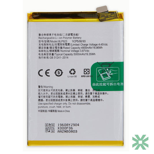 Realme C51 (RMX3830) Uyumlu Batarya Pil  5000 mAh (BLP923)