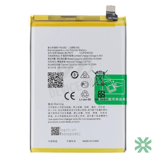 Realme Narzo 50A Prime (RMX3516) Uyumlu Batarya Pil  5000 mAh (BLP877)