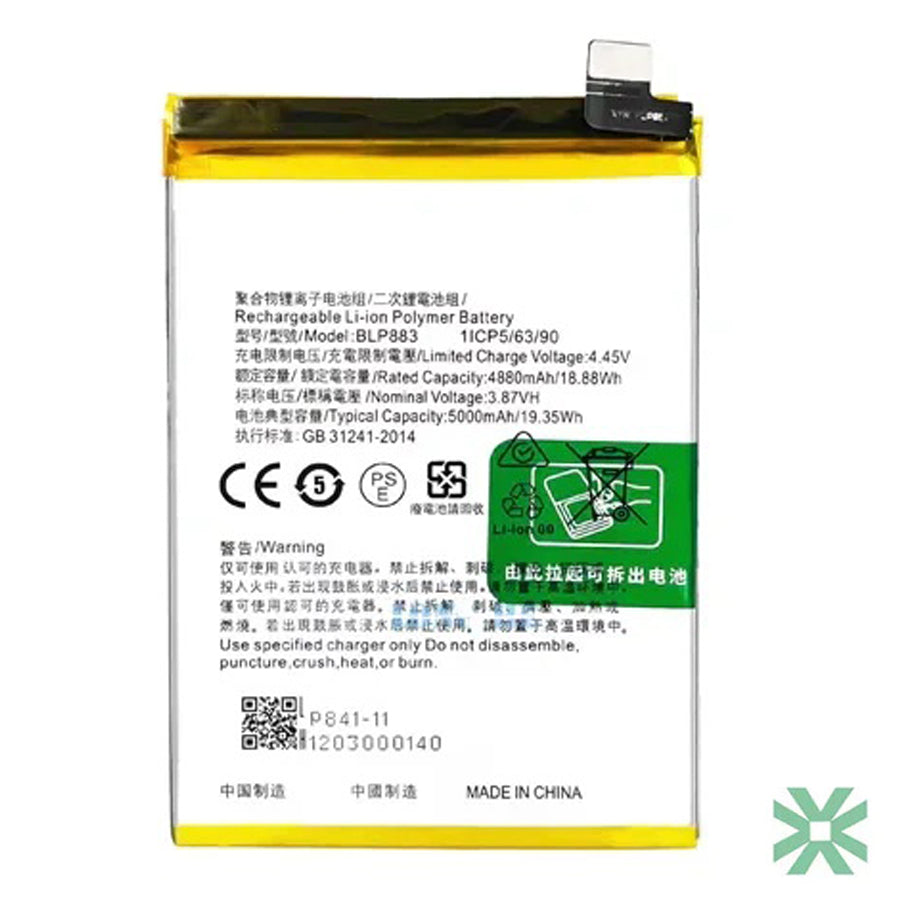 Realme Narzo 50 Pro (RMX3395) Uyumlu Batarya Pil  5000 mAh (BLP883)