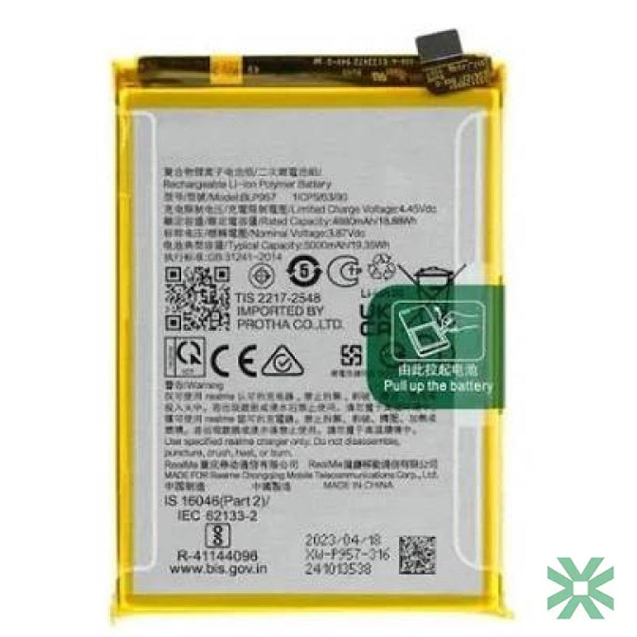 Realme Narzo 70 Turbo (RMX5003) Uyumlu Batarya Pil  5000 mAh (BLPA51)
