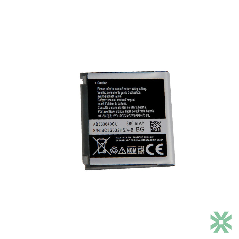 Samsung Galaxy GT-S3600i Uyumlu Batarya Pil AB533640CC 880 mAh