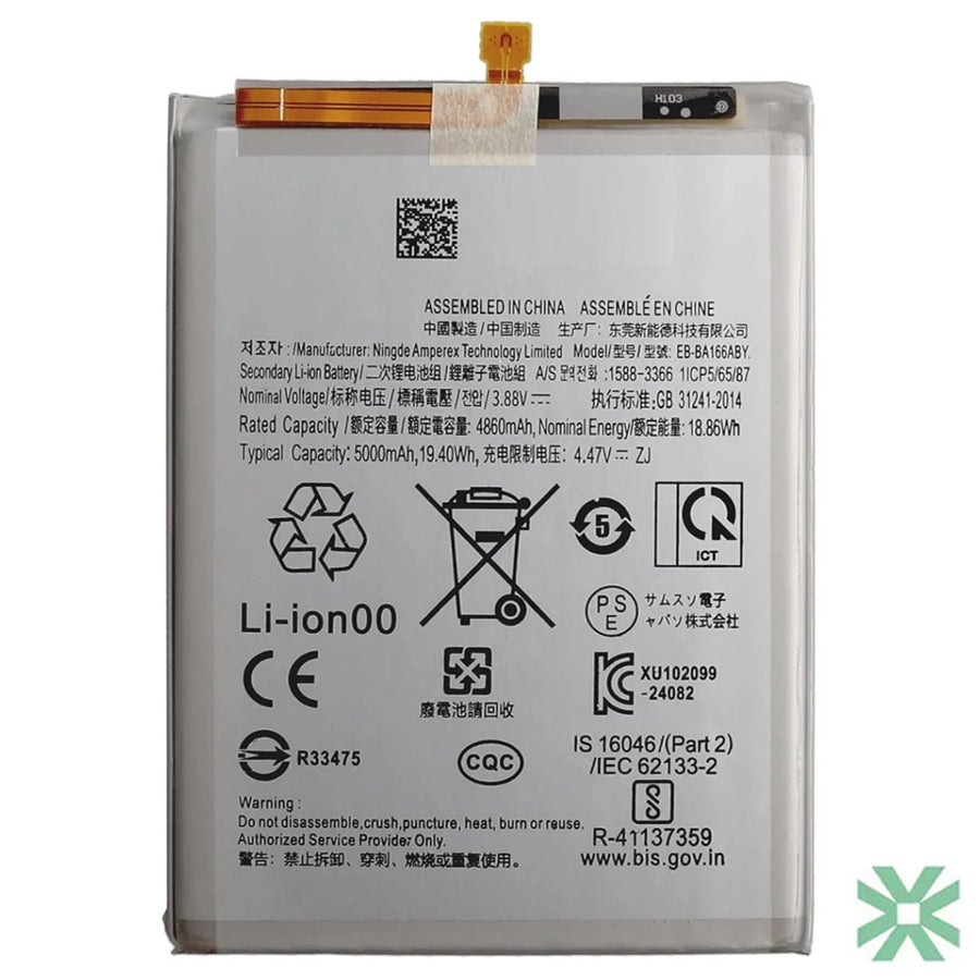 Samsung Galaxy A16 5G SM-165F Uyumlu Batarya Pil  5000 mAH (EB-BA166ABY)