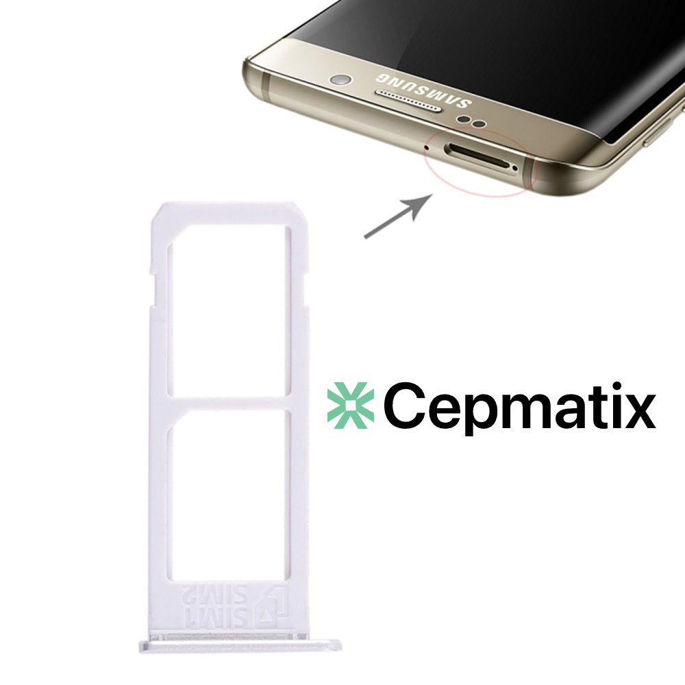 Samsung Galaxy S6 Edge Plus (SM-G928) Hafıza Kart Yuvası - Silver