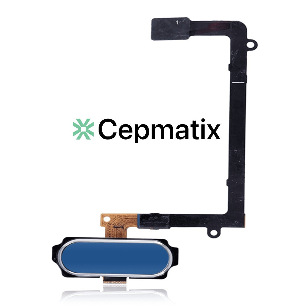 Samsung Galaxy S6 Edge (SM-G925F) Orta Tuş Filmi Flex - Blue