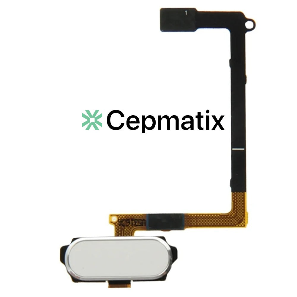 Samsung Galaxy S6 (SM-G920F) Home Orta Tuş Filmi Flex - White