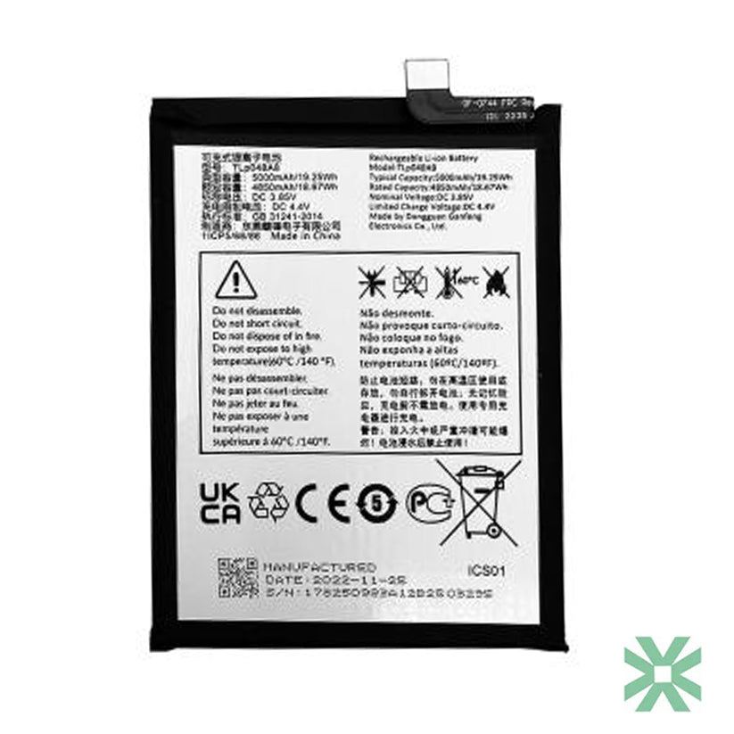 TCL 408 (T507D1) (TLp048A8 / TLp048A7) Uyumlu Batarya Pil  5000 mAh