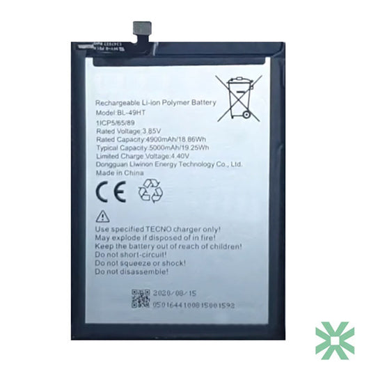 Tecno Camon 16 (CE7, CE7j) Uyumlu Batarya Pil  5000 mAh (BL-49HT)