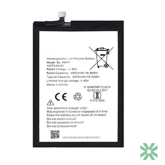 Tecno Pop 6 (BE7) Uyumlu Batarya Pil  5000 mAh (BL-49IT , BL-49FT)