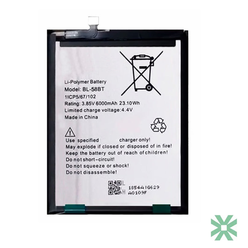 Tecno Pova 4 (LG7n) Uyumlu Batarya Pil  6000 mAh (BL-58BT)