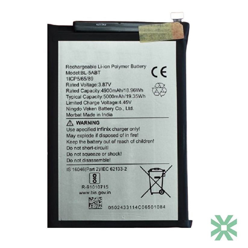 Tecno Spark 30C (kl5, kl5n) Uyumlu Batarya Pil  5000 mAh (BL-5ABT)