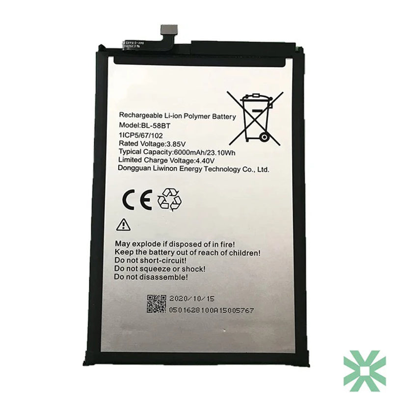 Tecno Spark 6 Air (KE6, KE6j) Uyumlu Batarya Pil  6000 mAh (BL-58BT)