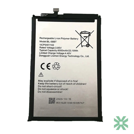 Tecno Spark 6 Air (KE6, KE6j) Uyumlu Batarya Pil  6000 mAh (BL-58BT)