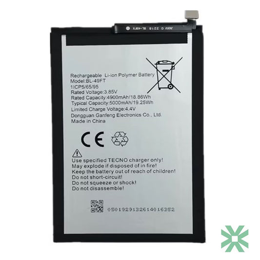 Tecno Spark 8 Pro (KG8) Uyumlu Batarya Pil  5000 mAh (BL-49JT)
