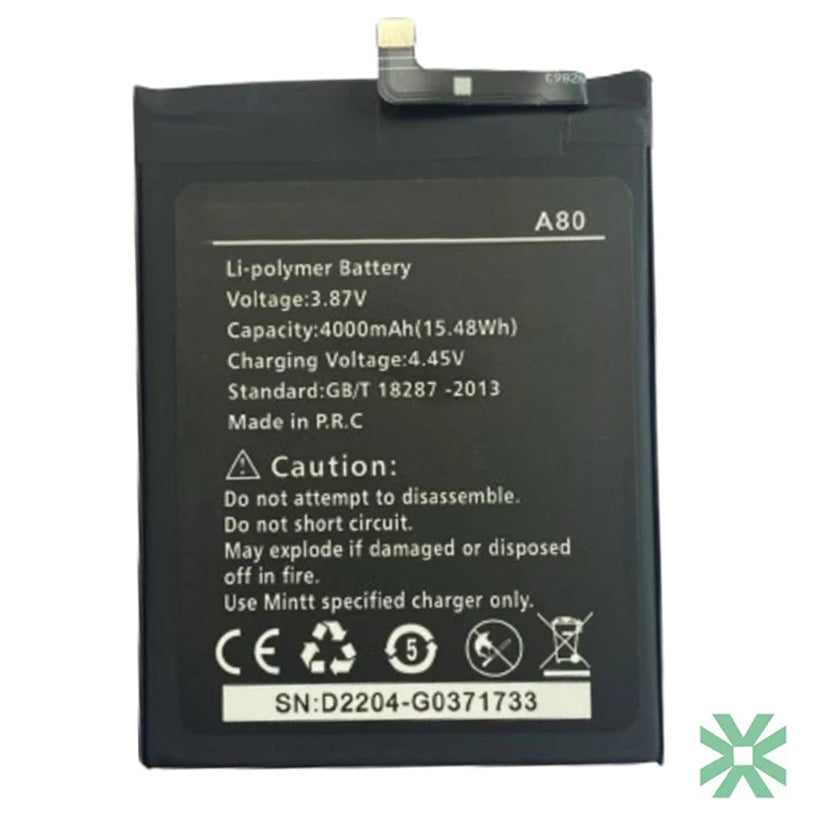 Trident A80 Uyumlu Batarya Pil 4000mah