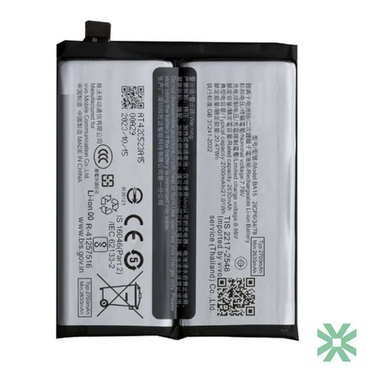 Vivo X100 Pro (V2324A, V2309) Uyumlu Batarya Pil  5400 mAh (BA15)