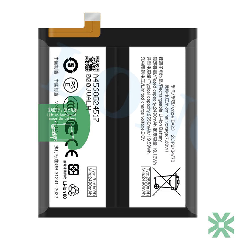 Vivo X100S (V2359A) Uyumlu Batarya Pil  5100 mAh (BA23)