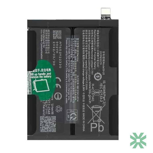 Vivo X80 Lite (V2208) Uyumlu Batarya Pil 4500 mAh (B-U5)