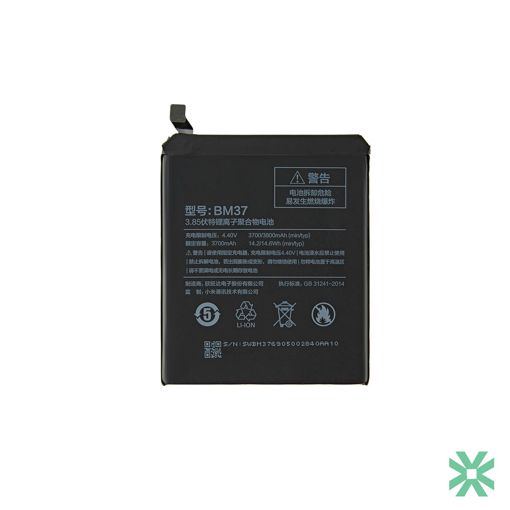 Xiaomi Mİ 5S PLUS (2016070) Uyumlu Batarya Pil BM37 3800 mAh