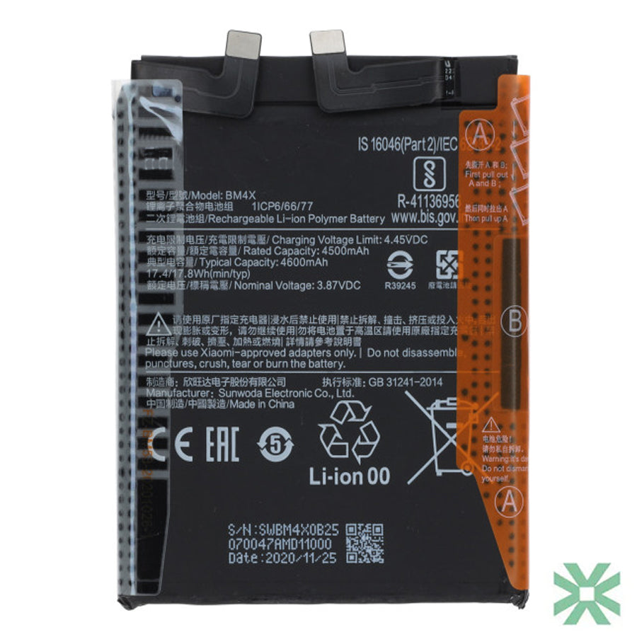 Xiaomi 11 (M2011K2G) Uyumlu Batarya Pil 4600 mAh (BM4X)