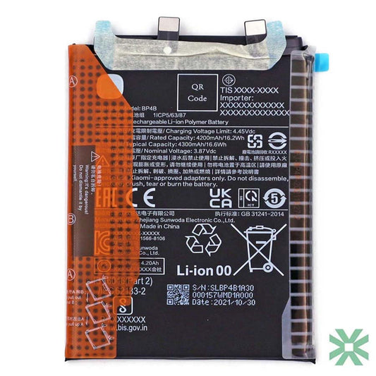 Xiaomi 12 Lite (2203129G) Uyumlu Batarya Pil  4300 mAh (BP4B)