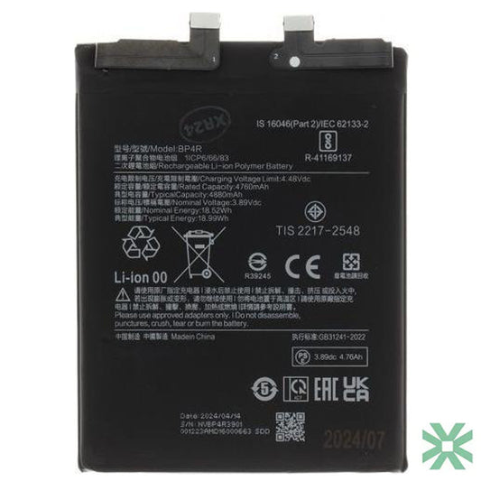 Xiaomi 14 Pro (23116PN5BC, 23116PN5BG) Uyumlu Batarya Pil  4880 mAh (BP4R)