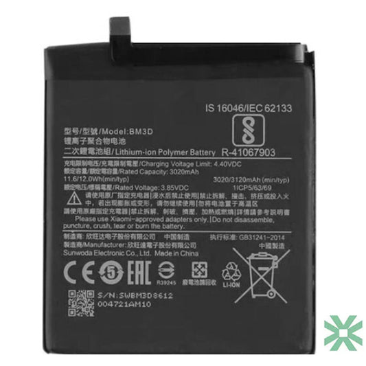 Xiaomi 8 SE (M1805E2A) Uyumlu Batarya Pil  3120 mAh (BM3D)
