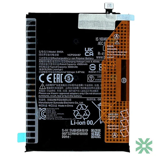 Xiaomi REDMİ 10 5G (22041219G) Uyumlu Batarya Pil  5000 mAh (BN5A)