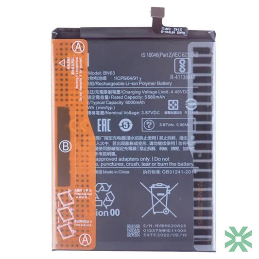 Xiaomi REDMİ 10 Prime (21061119BI) Uyumlu Batarya Pil  6000 mAh (BN63)