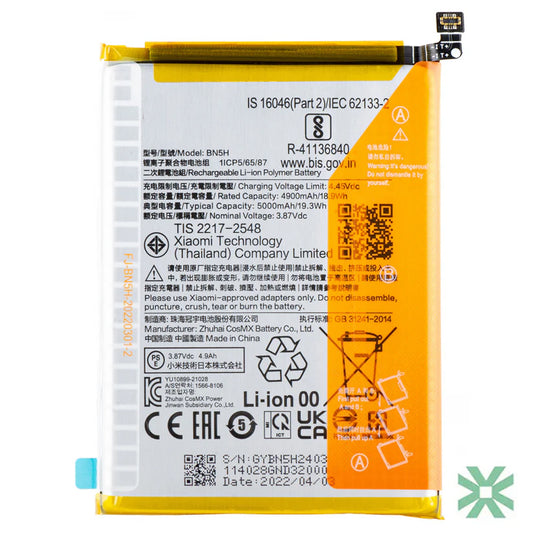 Xiaomi REDMİ 11 Prime (22071219AI) Uyumlu Batarya Pil  5000 mAh (BN5H)