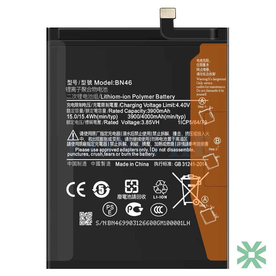 Xiaomi REDMİ 8A (M1908C3KG) Uyumlu Batarya Pil  5000 mAh (BN46)