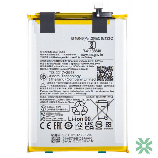 Xiaomi REDMİ 9C (M2006C3MG) Uyumlu Batarya Pil  5000 mAh (BN56)